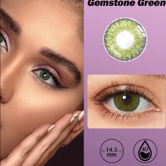 Lenses Genstone green NWT free case - Picture 11 of 11